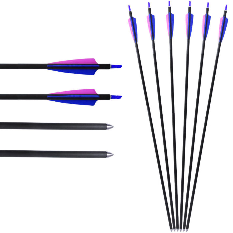 8.0mm Professional Carbon Hunting Arrows & Bolts OEM